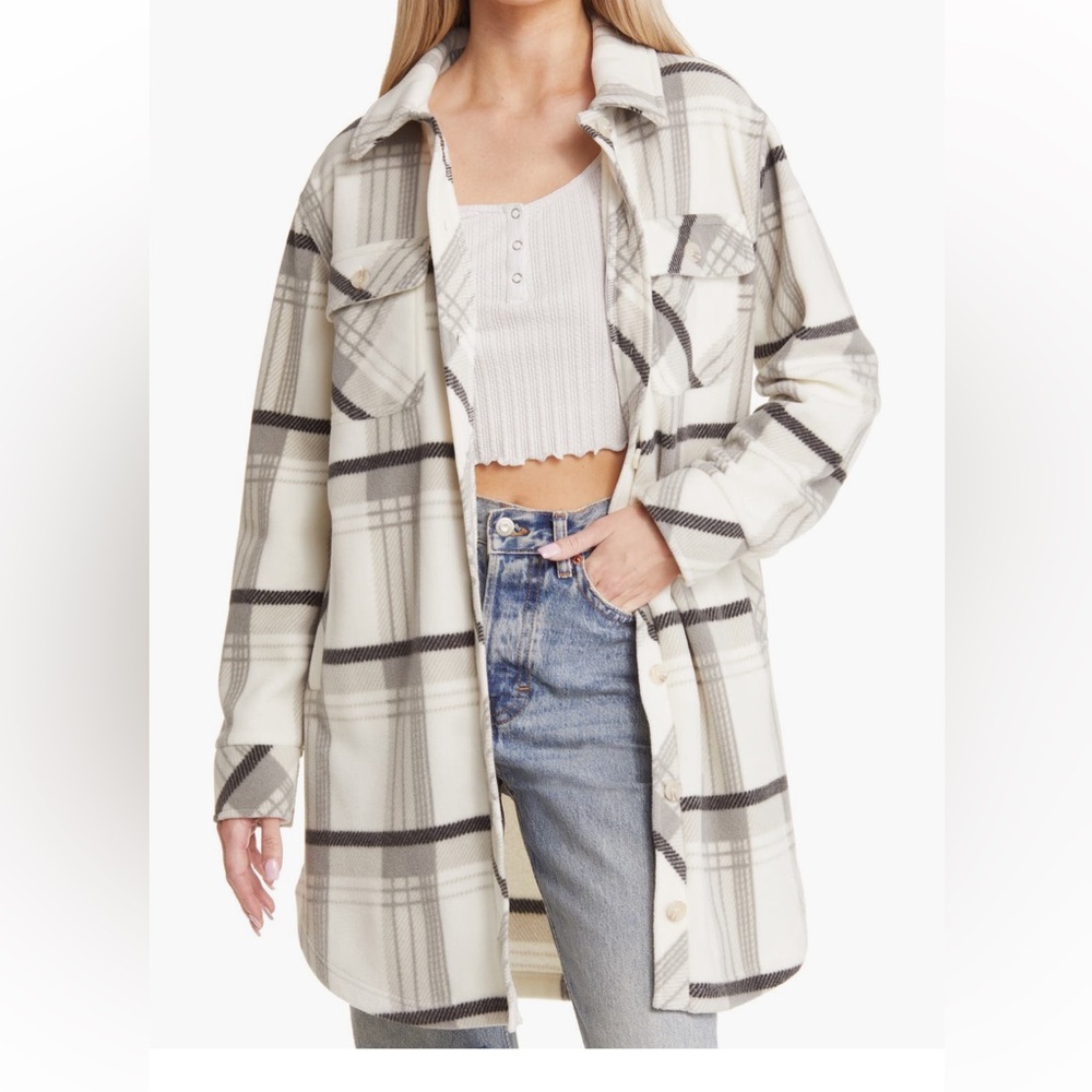 Thread & Supply Fleece Shacket